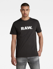 G-Star RAW - Holorn r t s\s - short-sleeved t-shirts - black - 0
