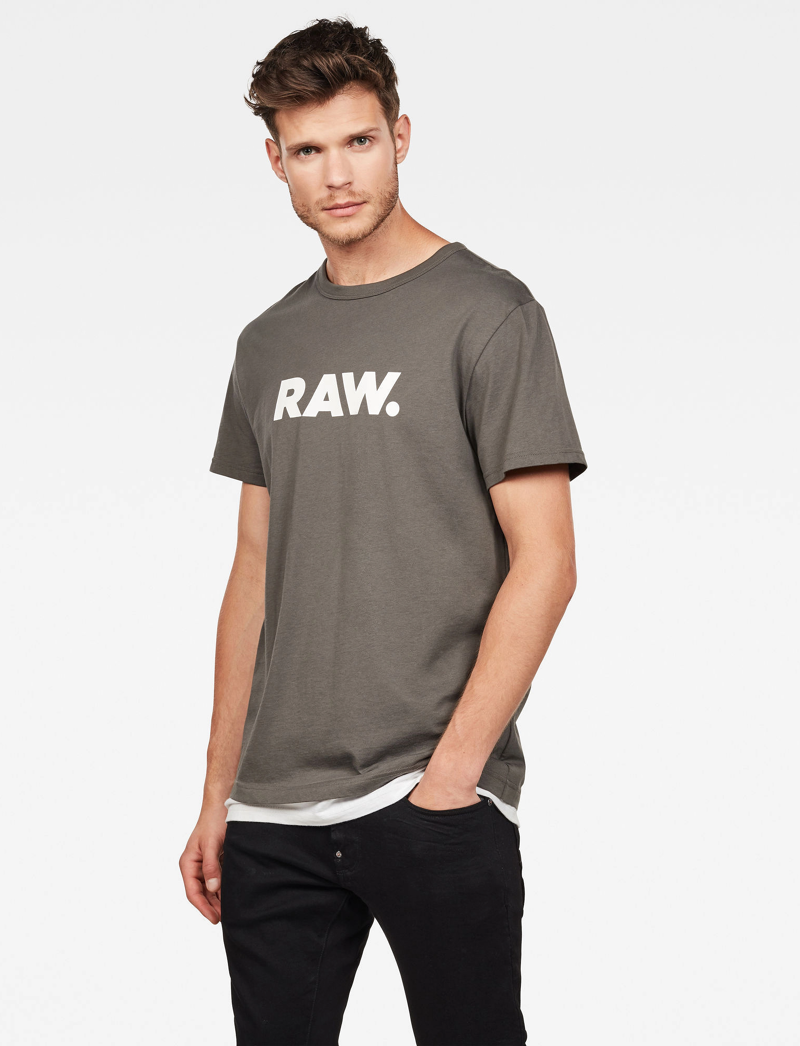 G-Star - Holorn r t s\s - lühikeste varrukatega t-särgid - gs grey - 3
