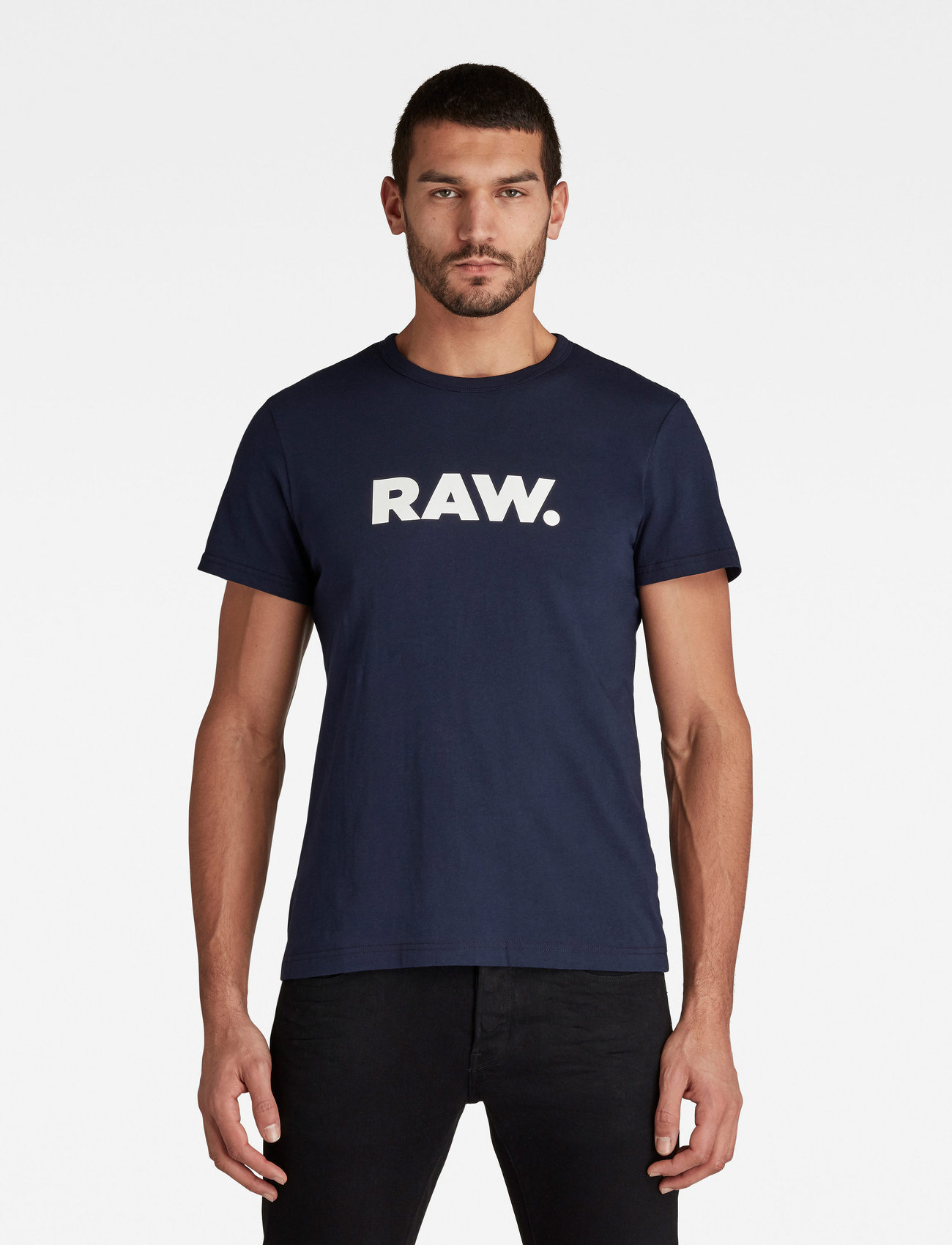 G-Star RAW - Holorn r t s\s - kortärmade t-shirts - sartho blue - 0