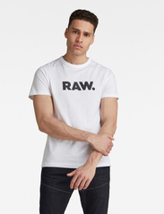 G-Star RAW - Holorn r t s\s - short-sleeved t-shirts - white - 2