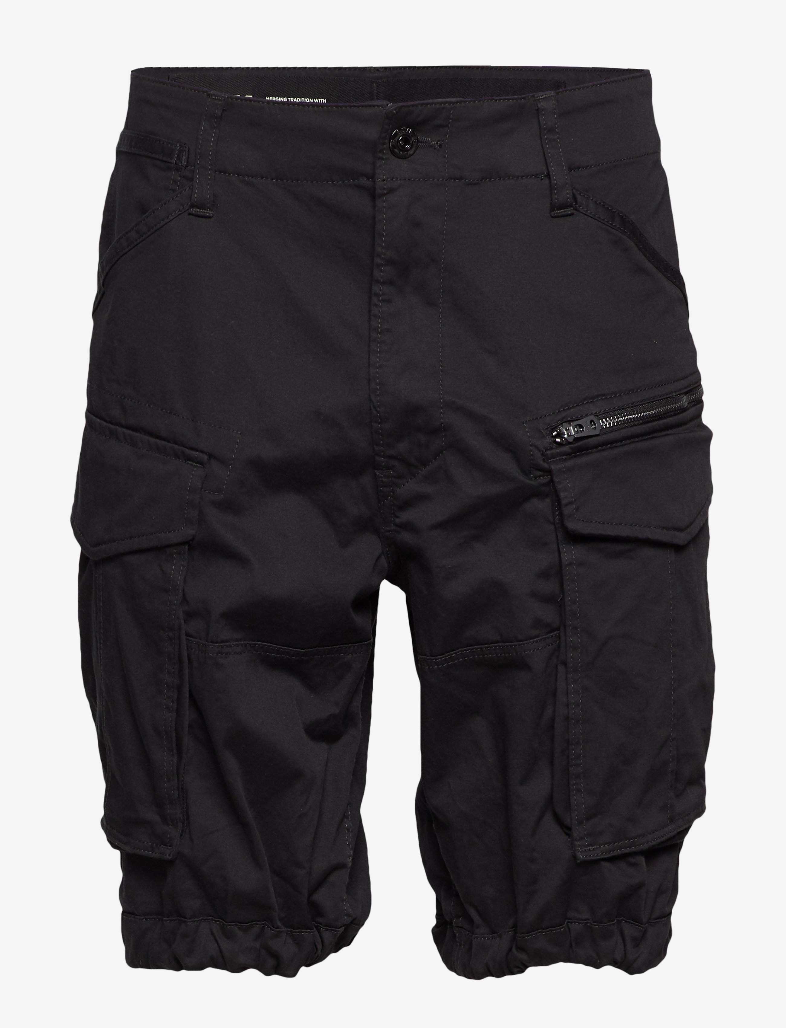 G-Star Rovic zip relaxed 1\2 - Shorts - BLACK / black