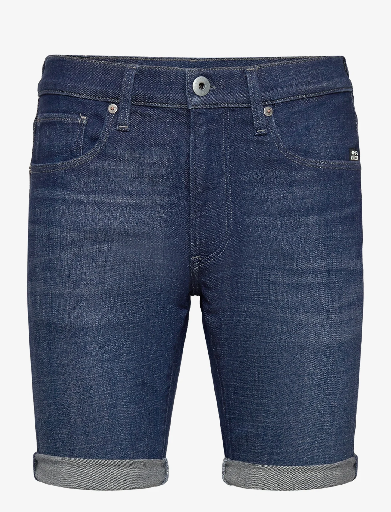 G-Star RAW - 3301 Slim Short - denim shorts - faded blue copen - 0