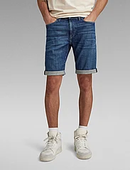 G-Star RAW - 3301 Slim Short - jeansowe szorty - faded blue copen - 2