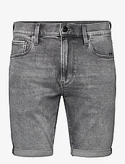 G-Star RAW - 3301 Slim Short - jeansowe szorty - faded grey neblina - 0
