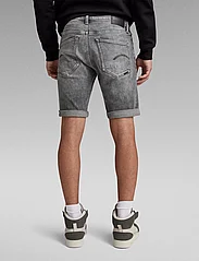 G-Star RAW - 3301 Slim Short - džinsa šorti - faded grey neblina - 2