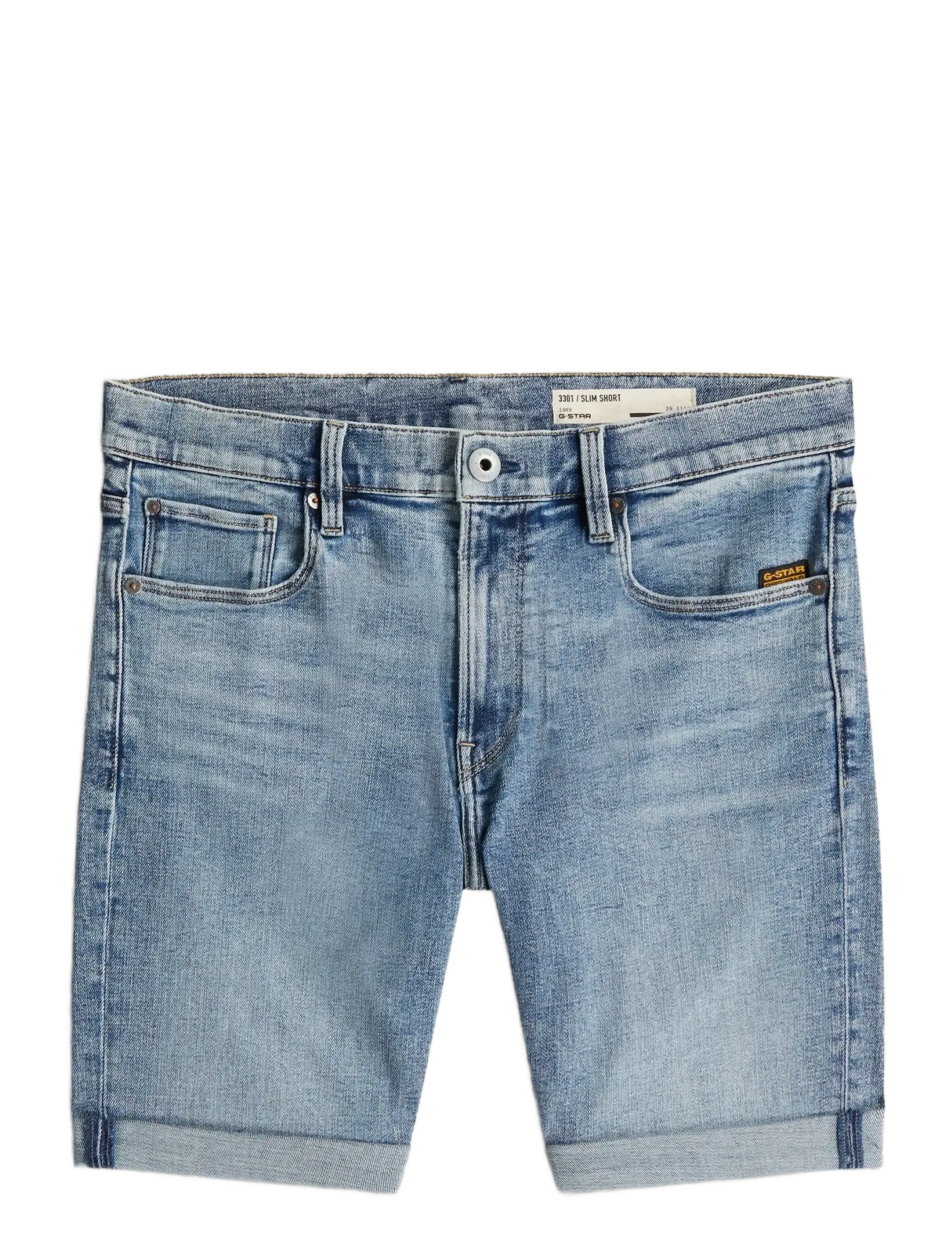 G-STAR 3301 Slim Kurz Blau - 360 - Herren