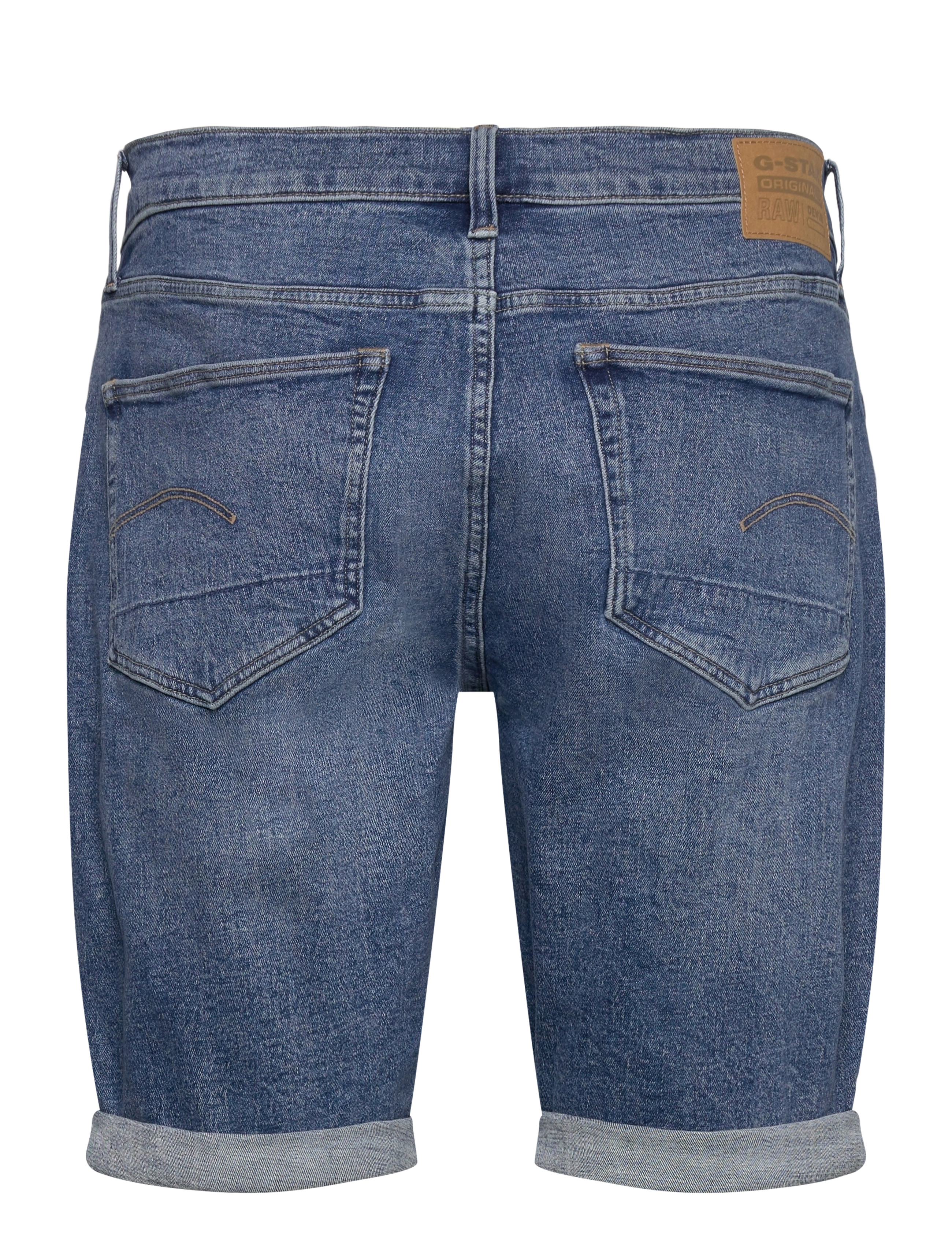 G-Star - 3301 Slim Short - denim shorts - faded summer sky - 2