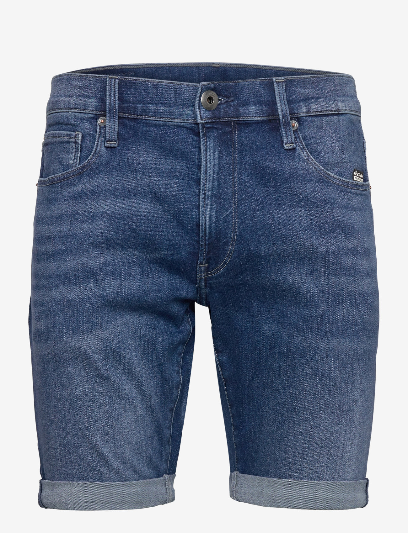G-Star - 3301 Slim Short - jorts - medium aged - 1