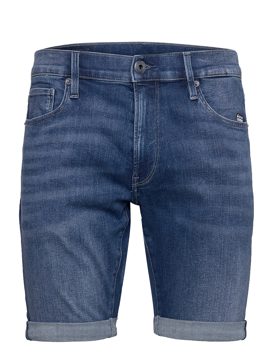 G-Star - 3301 Slim Short - lühikesed teksapüksid - medium aged - 1