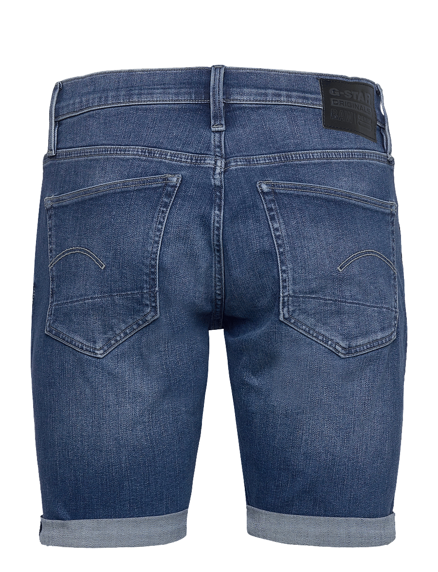 G-Star - 3301 Slim Short - lühikesed teksapüksid - medium aged - 2