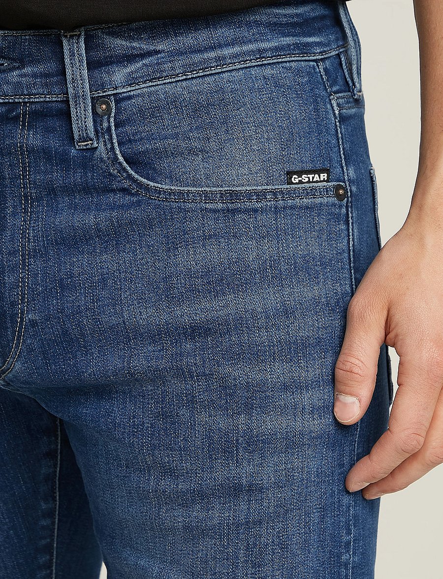 G-Star - 3301 Slim Short - lühikesed teksapüksid - medium aged - 4