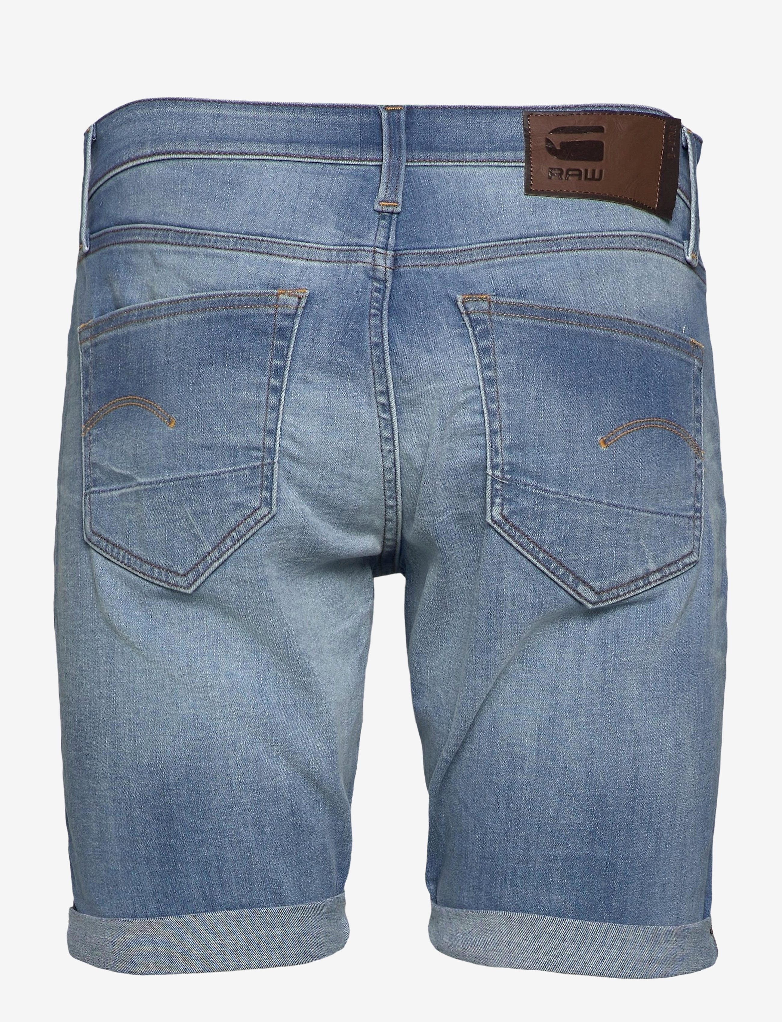 G-Star - 3301 Slim Short - jeans shorts - vintage striking blue - 1
