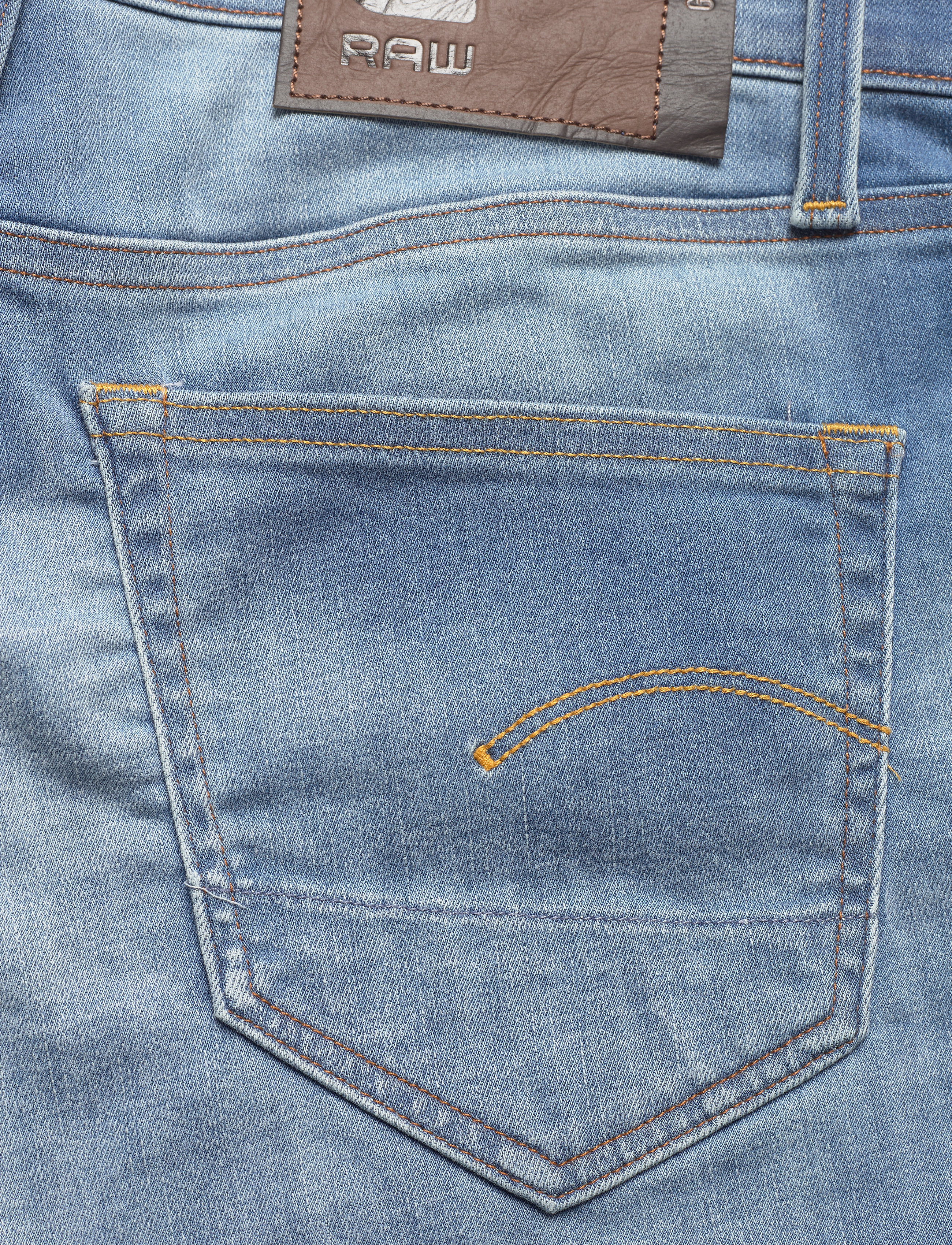G-Star - 3301 Slim Short - jeans shorts - vintage striking blue - 4