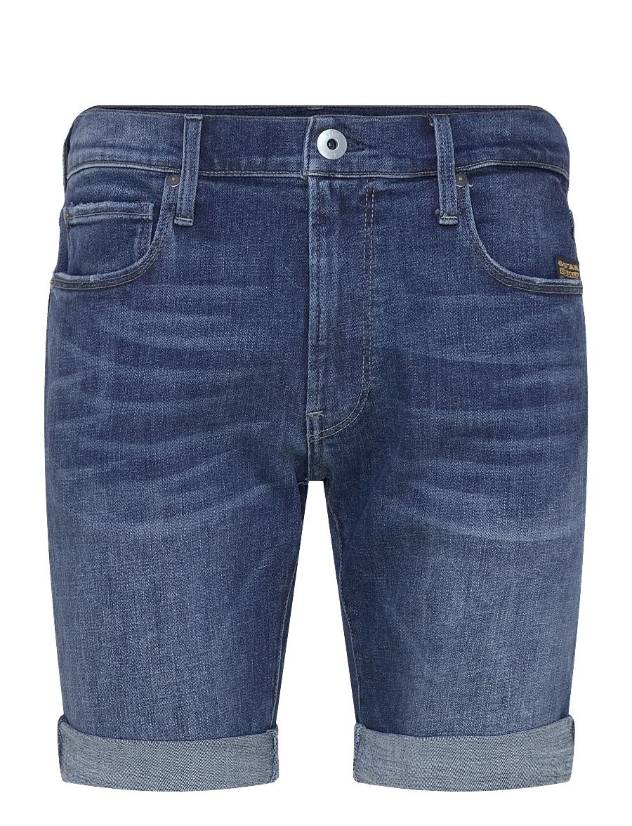 G-Star - 3301 Slim Short - jorts - worn in blue galena - 0