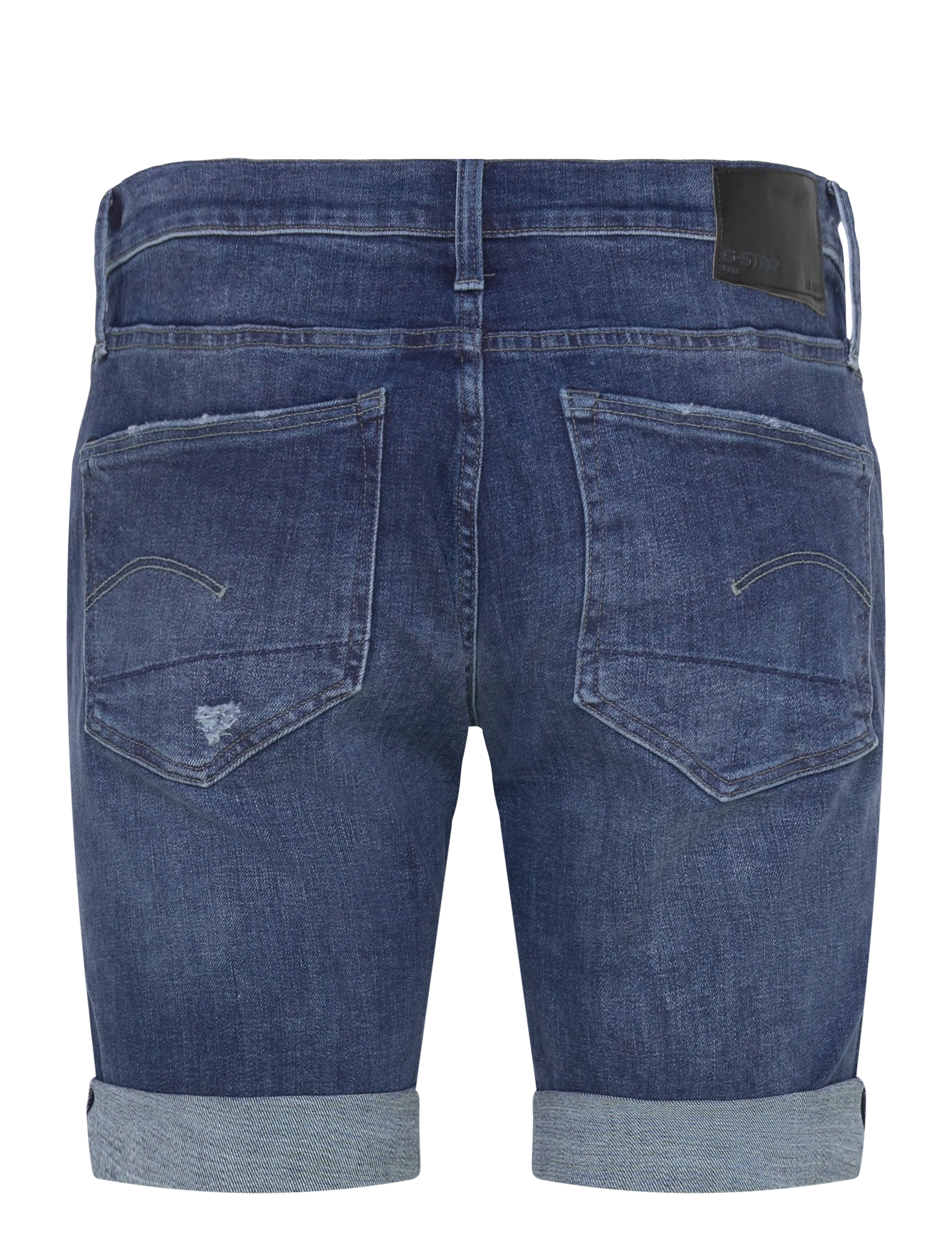 G-Star - 3301 Slim Short - jorts - worn in blue galena - 1