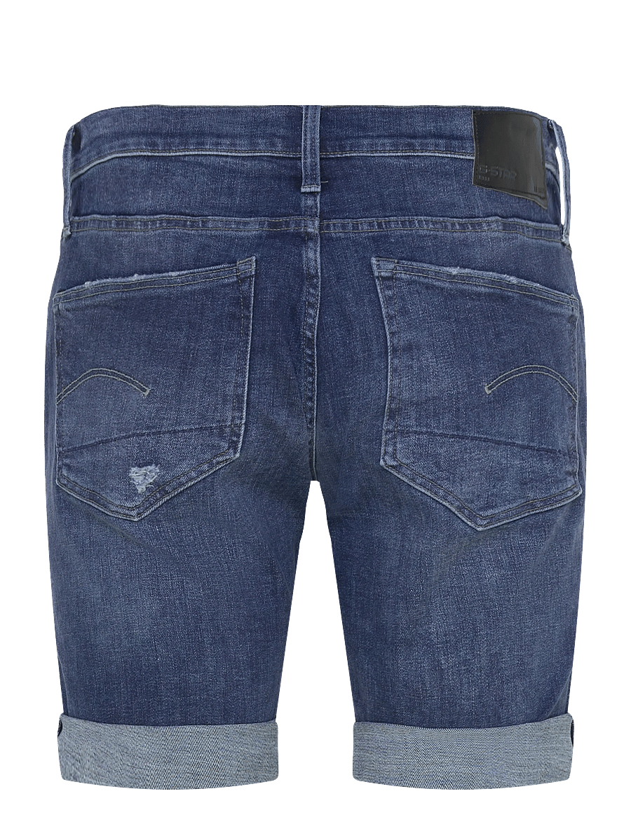 G-Star - 3301 Slim Short - jorts - worn in blue galena - 1