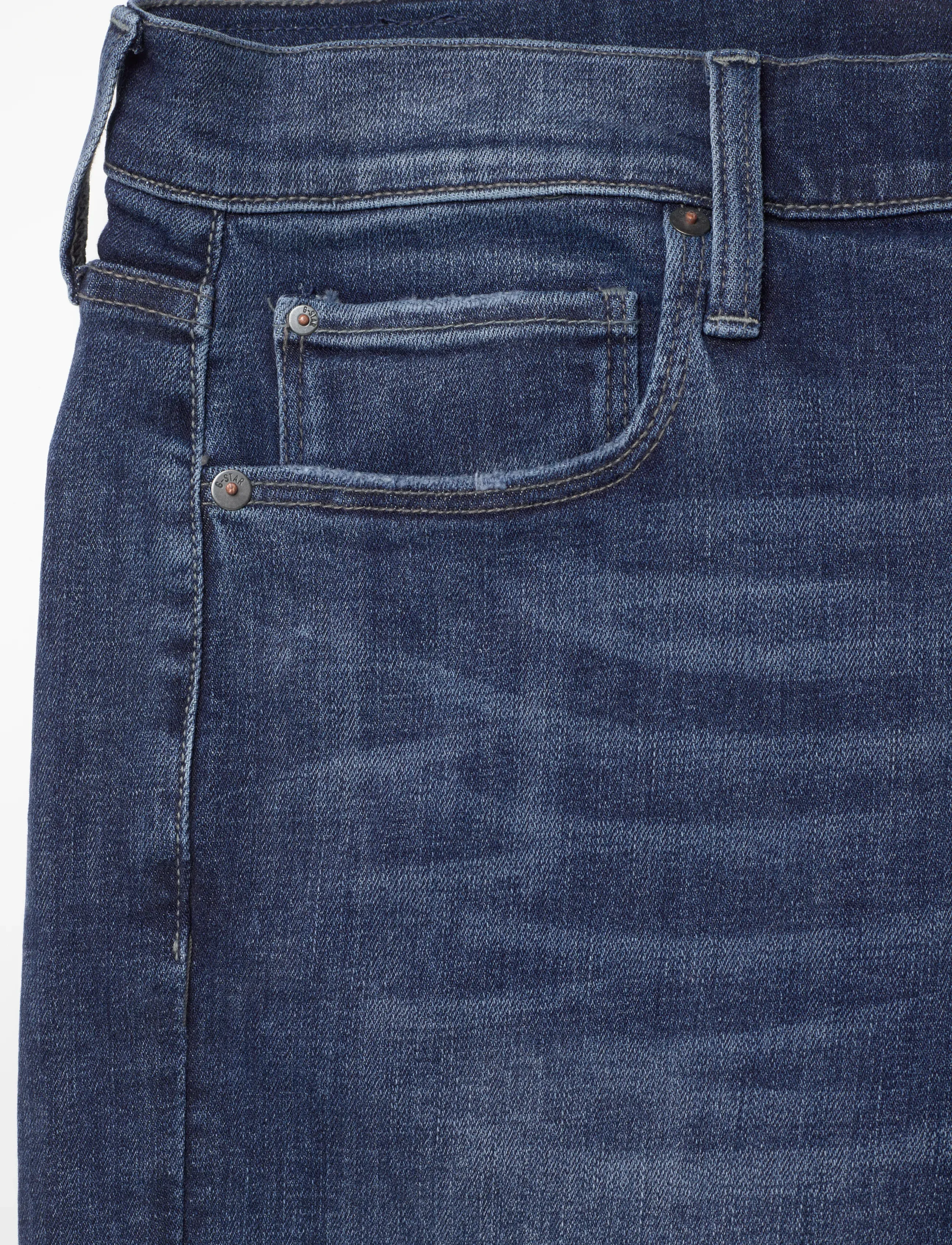 G-Star - 3301 Slim Short - jorts - worn in blue galena - 3