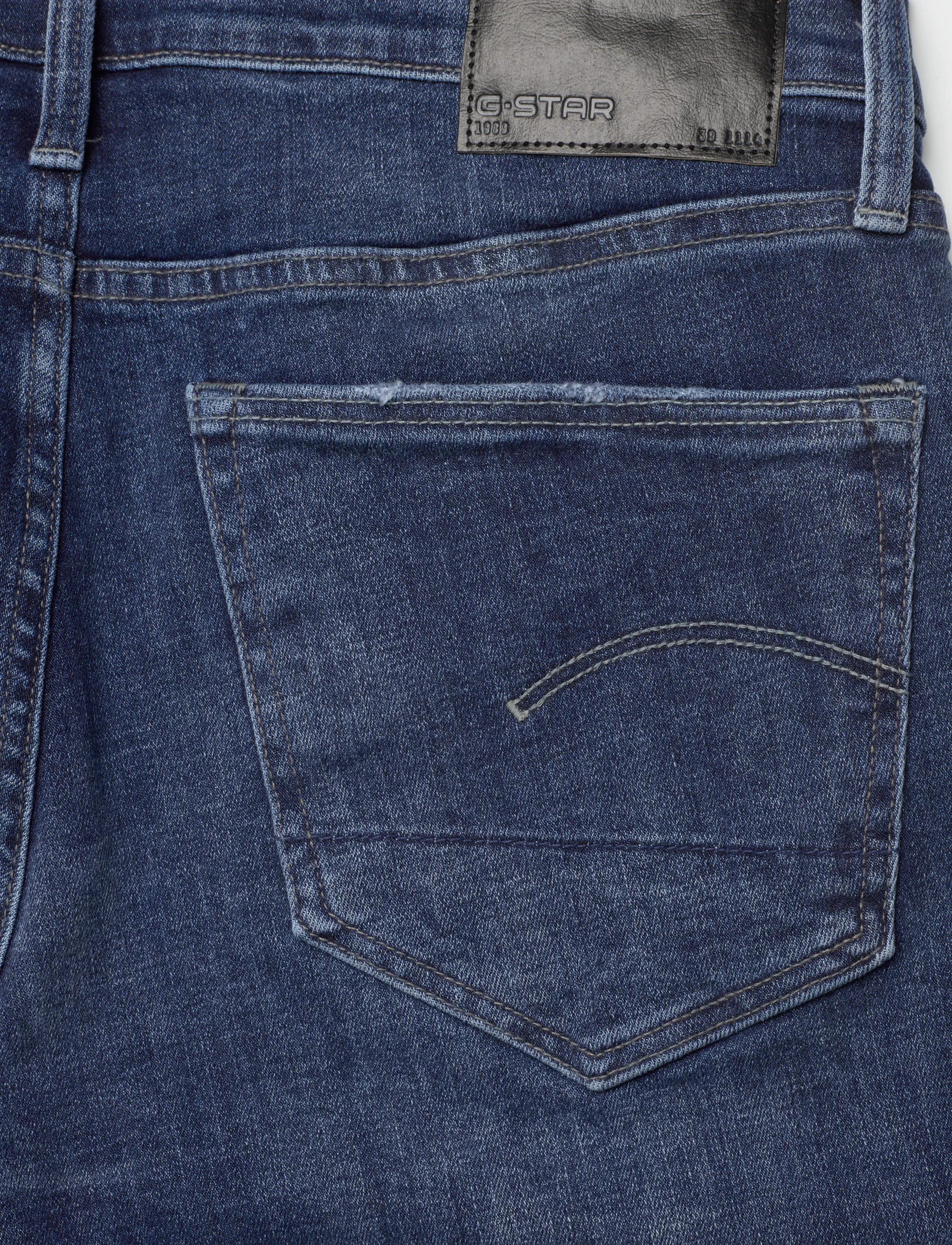 G-Star - 3301 Slim Short - jorts - worn in blue galena - 5