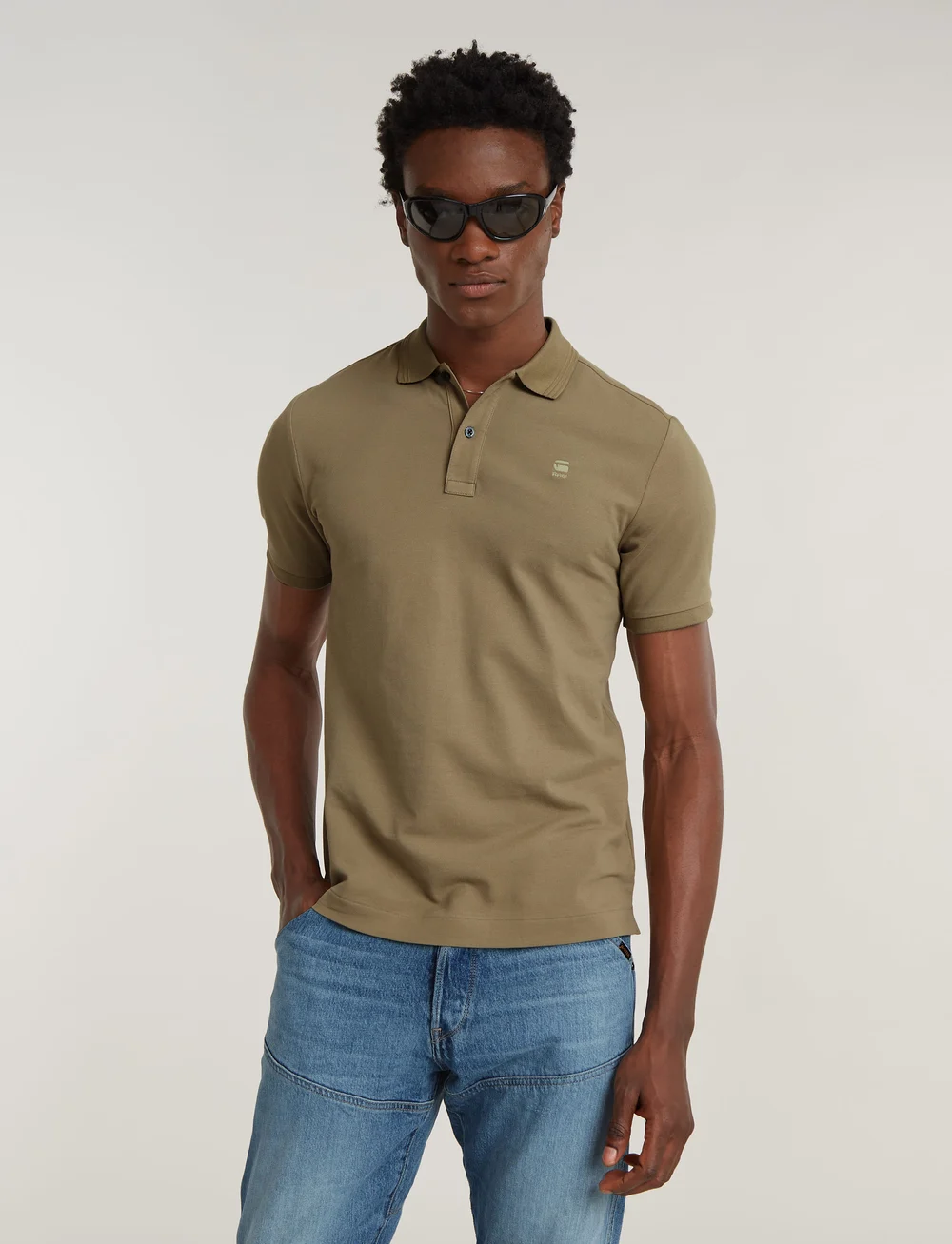 G-Star - Dunda slim polo s\s - short-sleeved polos - ensis green - 0