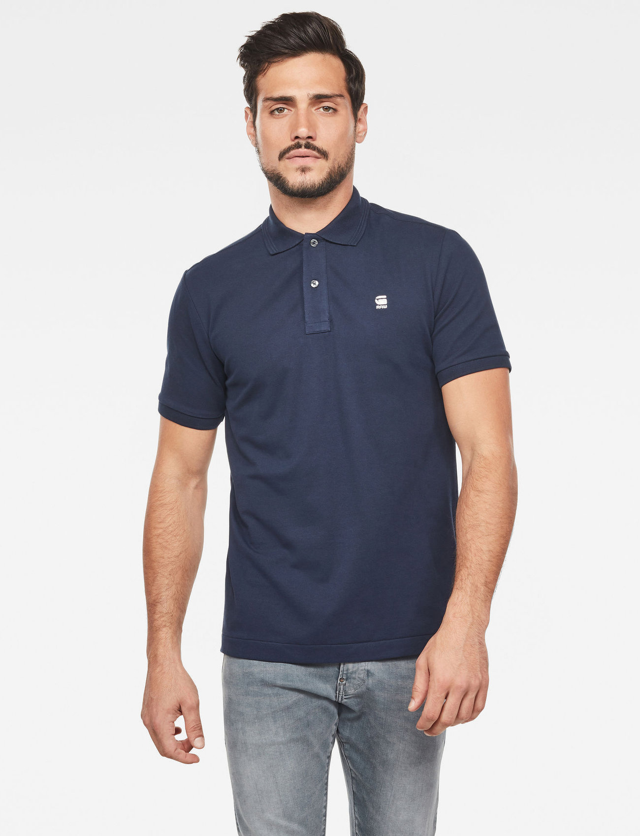 G-Star - Dunda slim polo s\s - kortärmade pikéer - sartho blue - 5