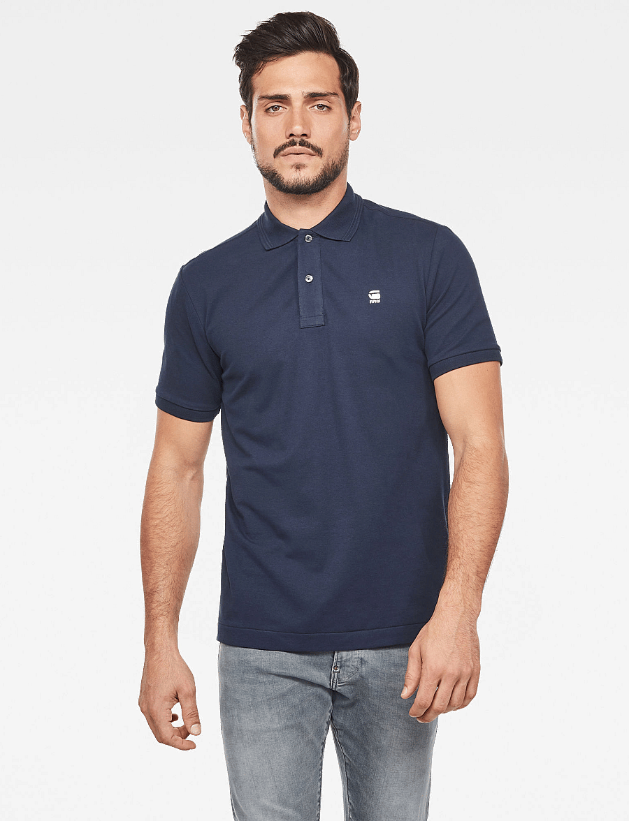 G-Star - Dunda slim polo s\s - kortærmede poloer - sartho blue - 2