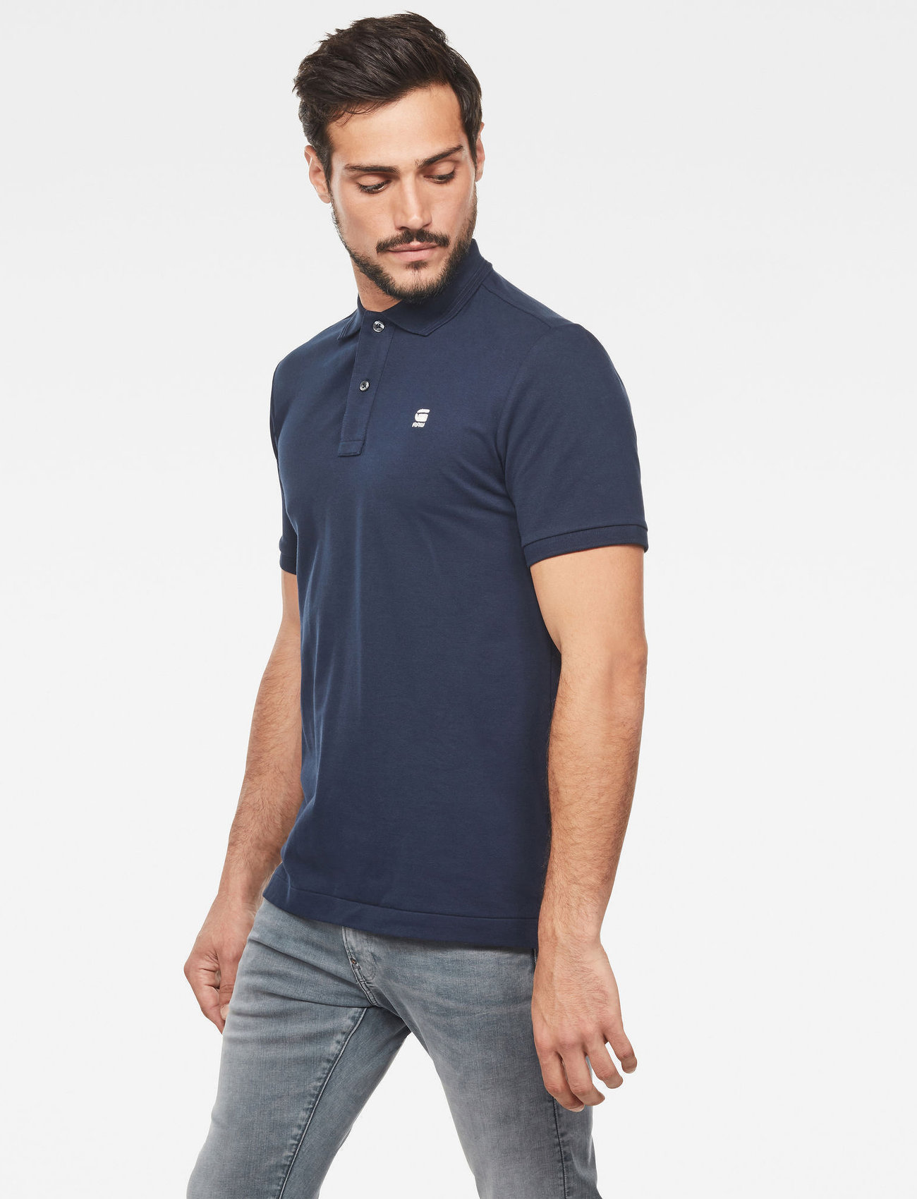 G-Star - Dunda slim polo s\s - kortærmede poloer - sartho blue - 3