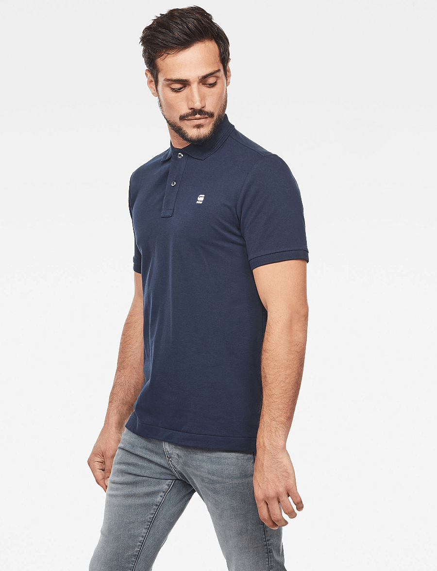 G-Star - Dunda slim polo s\s - kortærmede poloer - sartho blue - 3