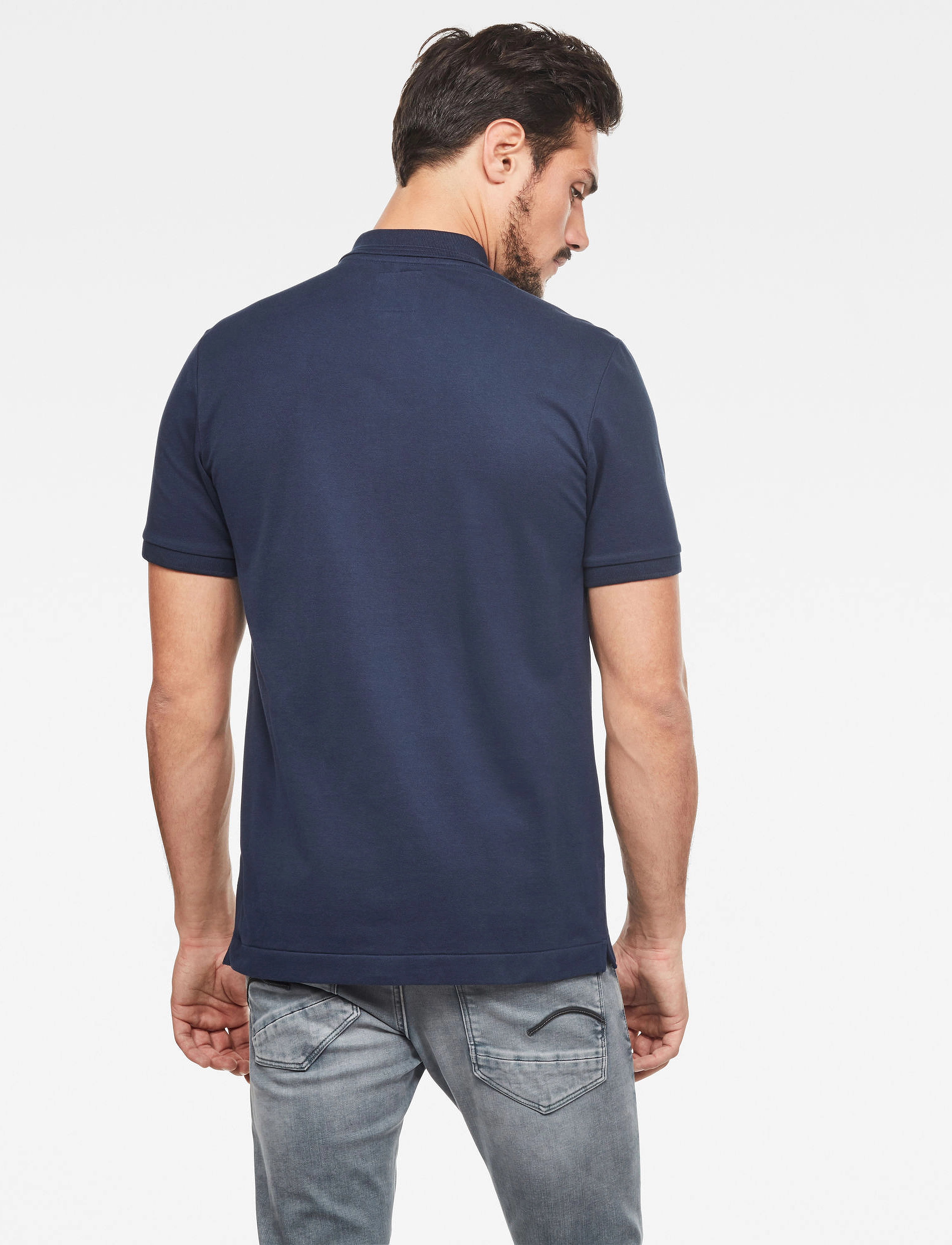 G-Star - Dunda slim polo s\s - short-sleeved polos - sartho blue - 4