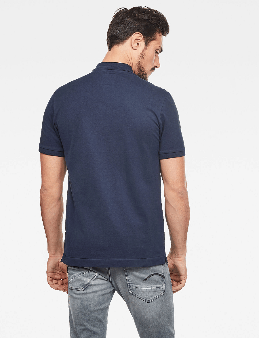G-Star - Dunda slim polo s\s - kortærmede poloer - sartho blue - 4