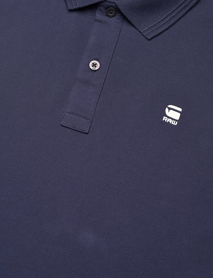 G-Star - Dunda slim polo s\s - kortærmede poloer - sartho blue - 1