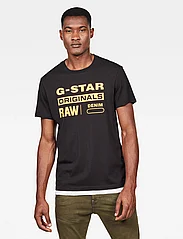 G-Star RAW - Graphic 8 r t s\s - short-sleeved t-shirts - dk black - 2