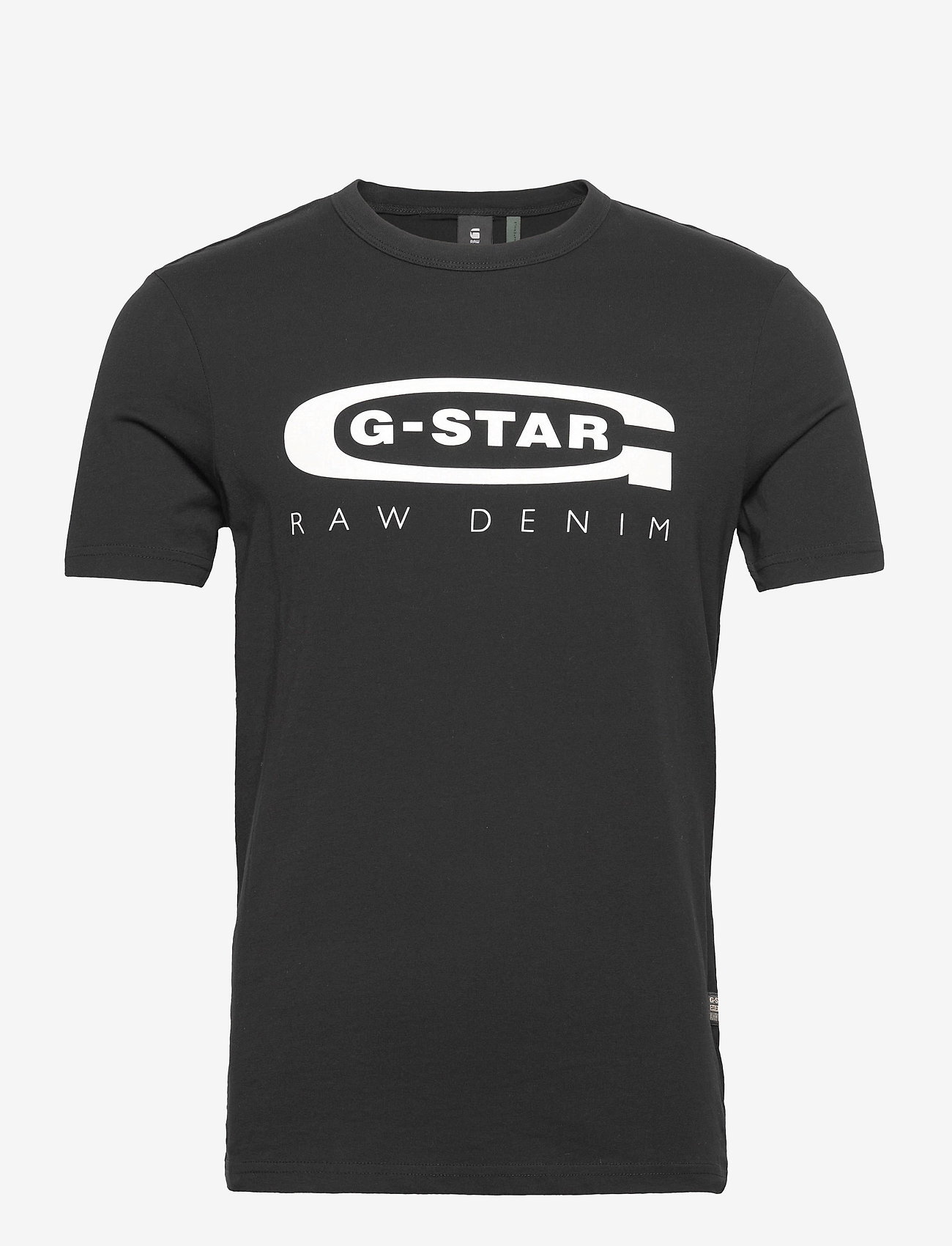 G-Star - Graphic 4 slim r t s\s - kortärmade t-shirts - dk black - 1