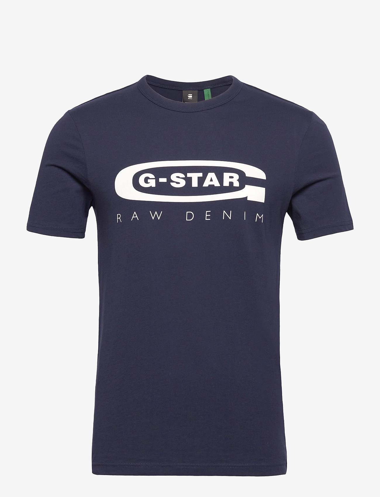 G-Star RAW - Graphic 4 slim r t s\s - short-sleeved t-shirts - sartho blue - 0