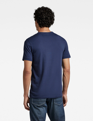 G-Star RAW - Graphic 4 slim r t s\s - short-sleeved t-shirts - sartho blue - 3