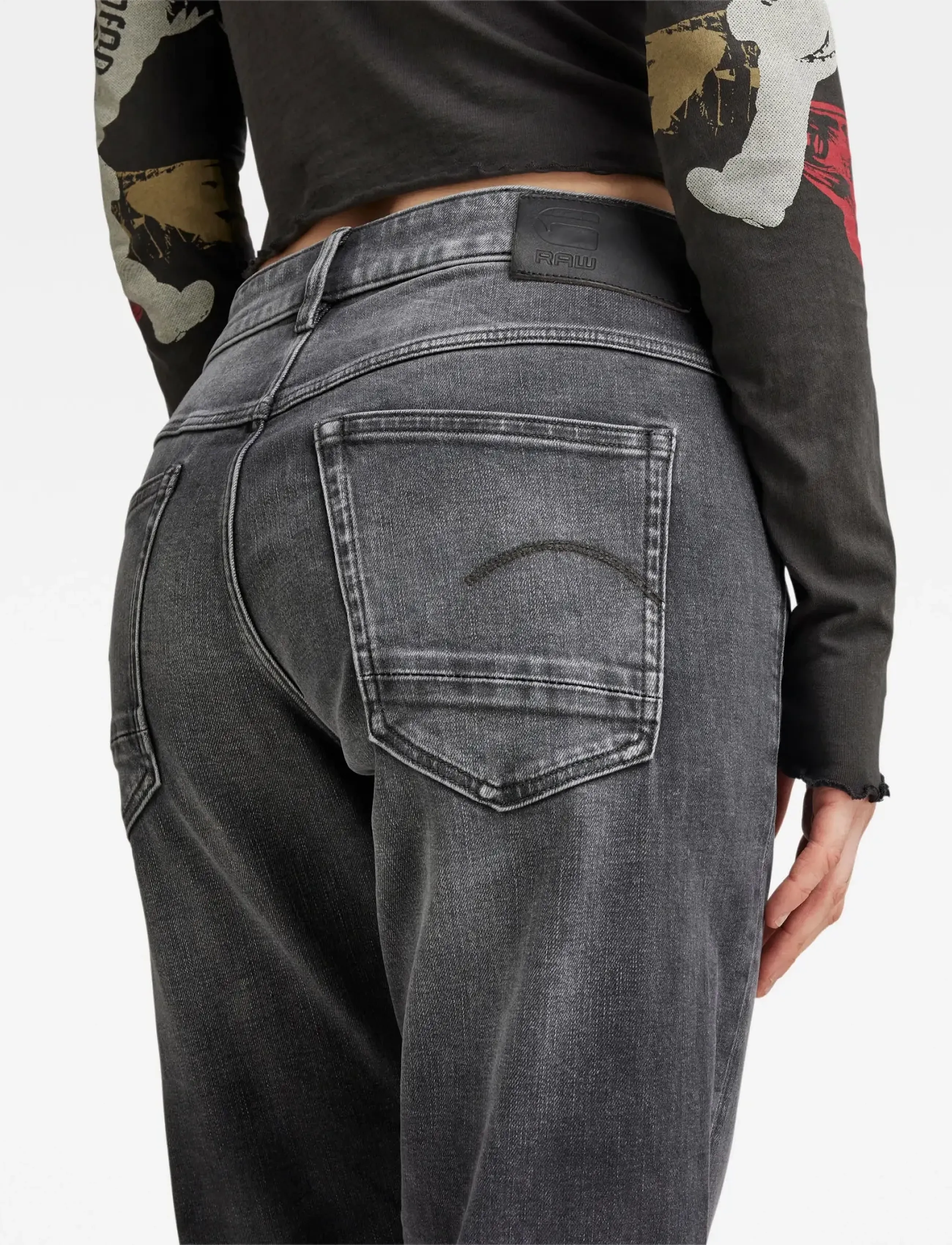 G-Star - Kate Boyfriend Wmn - boyfriend-teksad - vintage basalt - 2