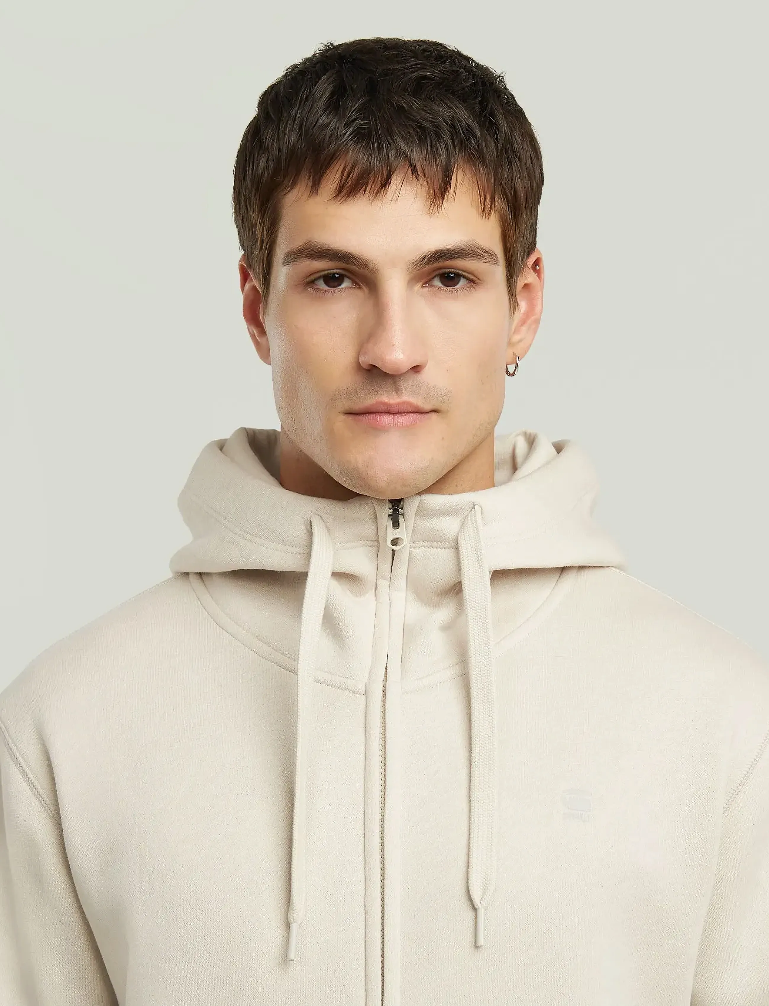 G-Star - Premium core hdd zip sw l\s - hoodies - whitebait - 4