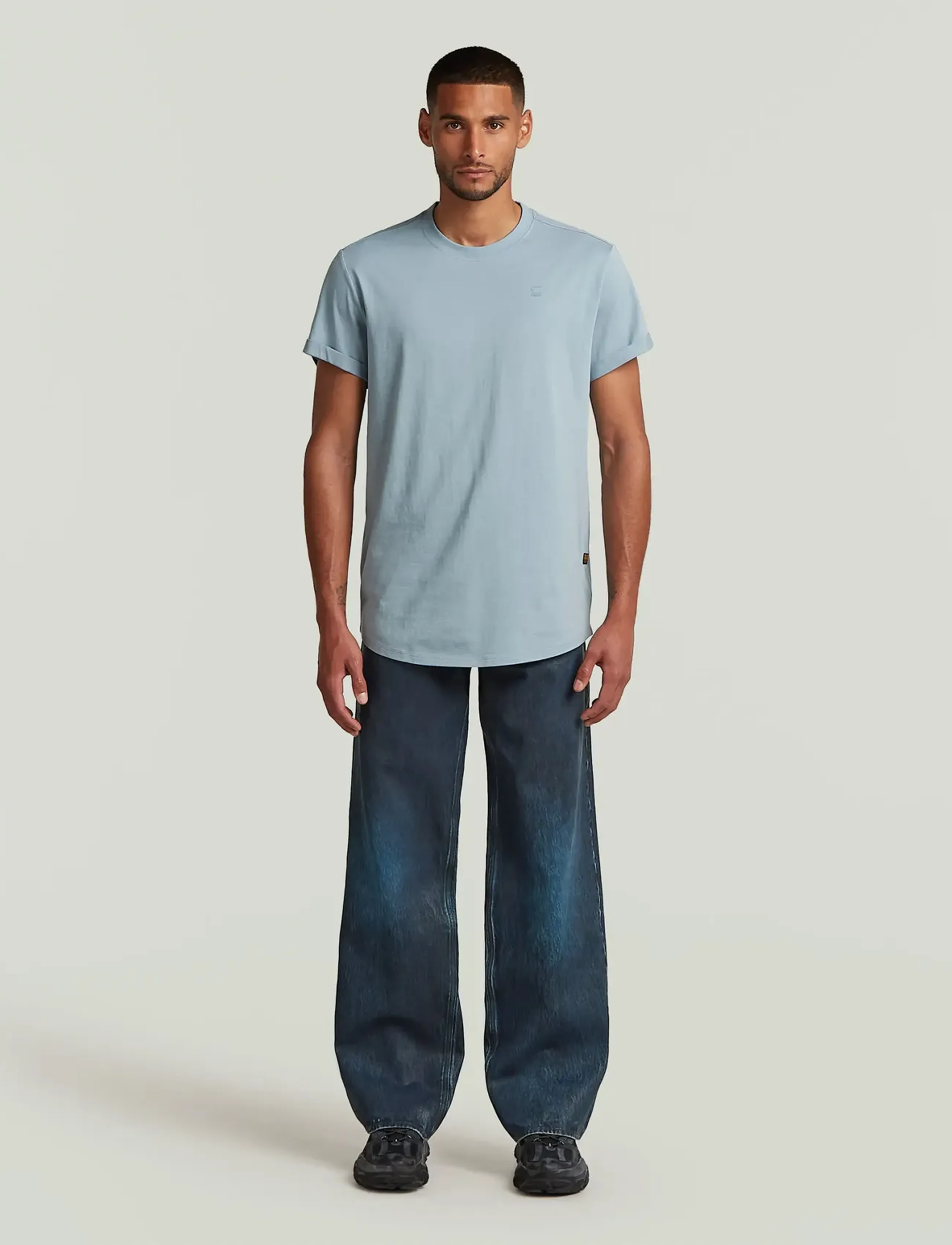G-Star - Lash r t s\s - stutterma bolir - ash blue - 3