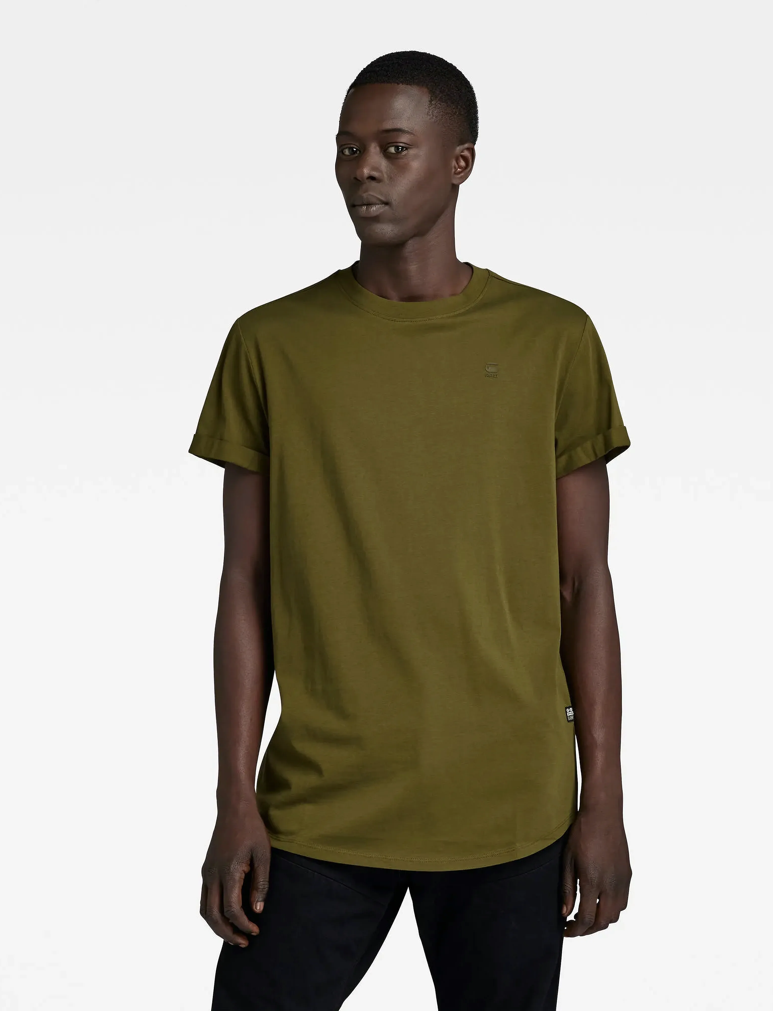 G-Star Lash R T S\S, S, T-shirts, Khakigrün - Short-sleeved, Männerswear