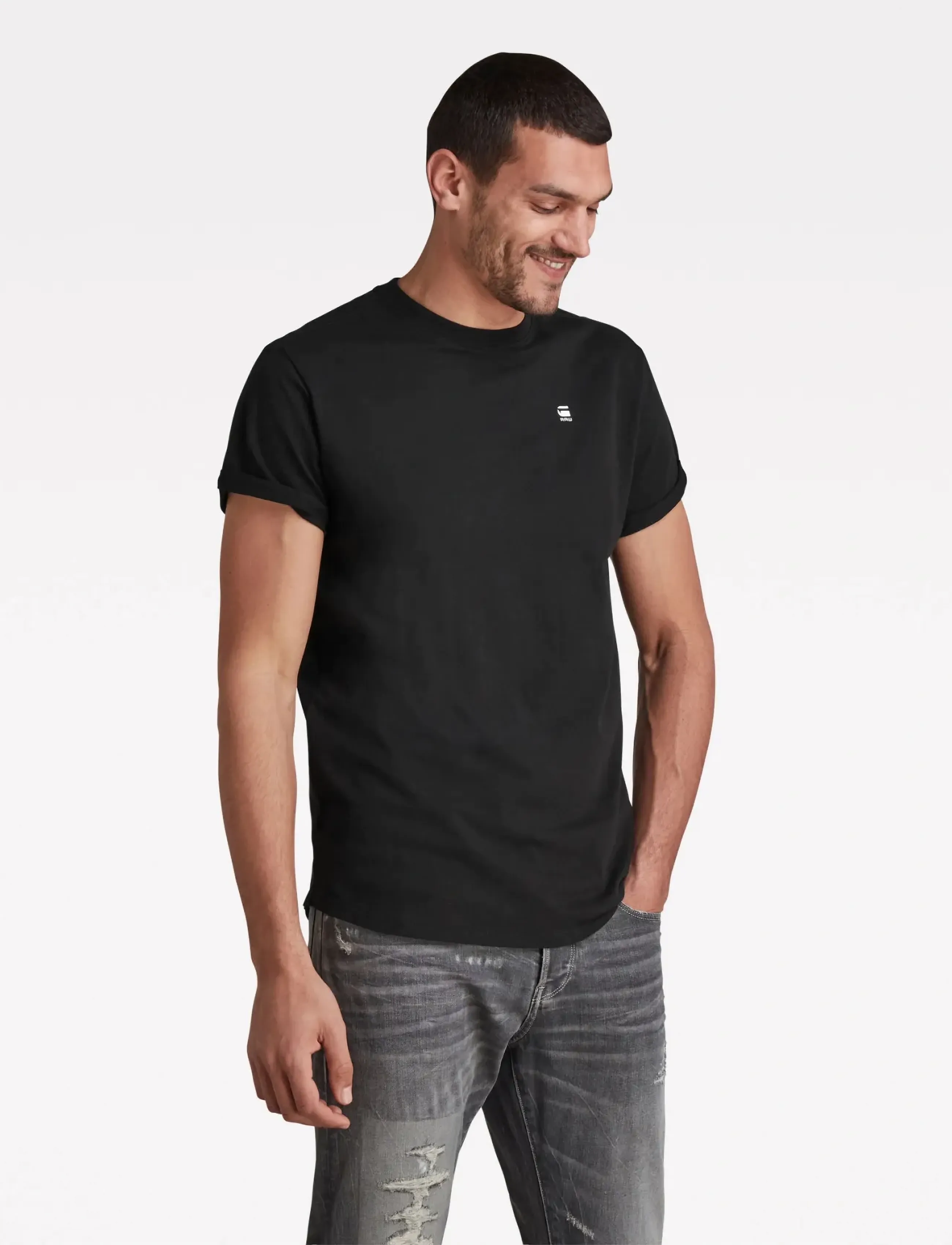 G-Star - Lash r t s\s - kortärmade t-shirts - dk black - 3