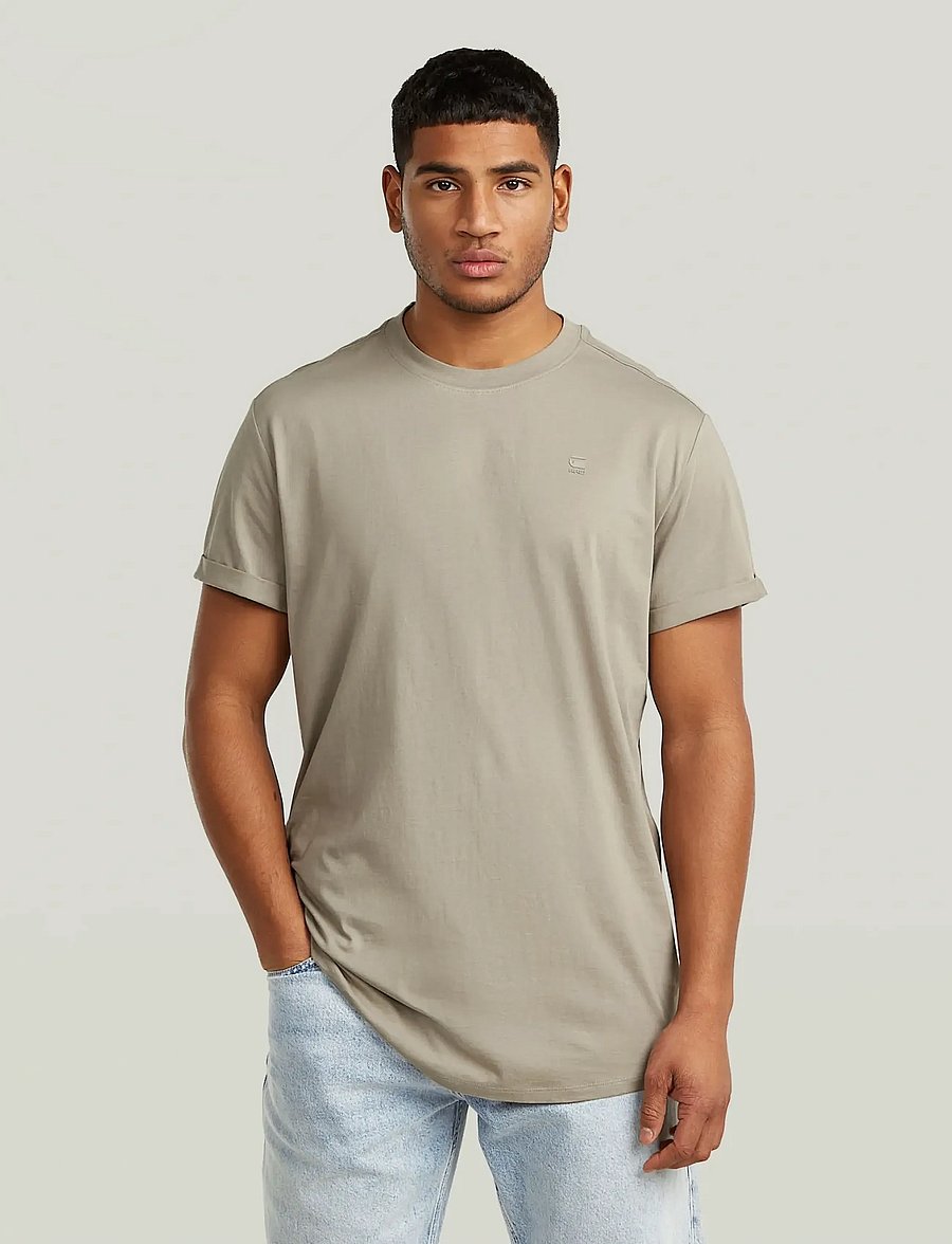 G-Star - Lash r t s\s - short-sleeved t-shirts - elephant skin - 0