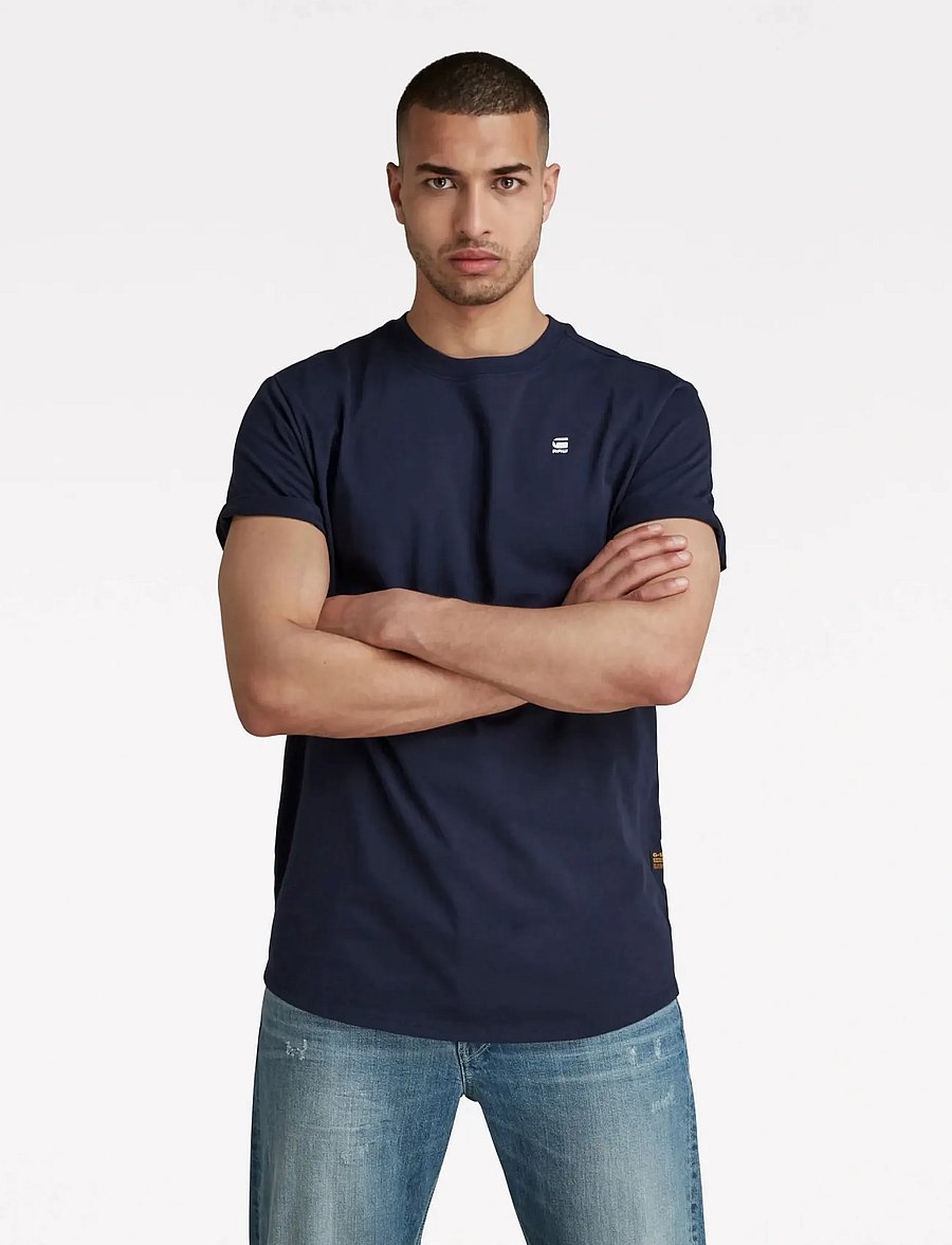 G-Star - Lash r t s\s - kurzärmelige t-shirts - sartho blue - 0