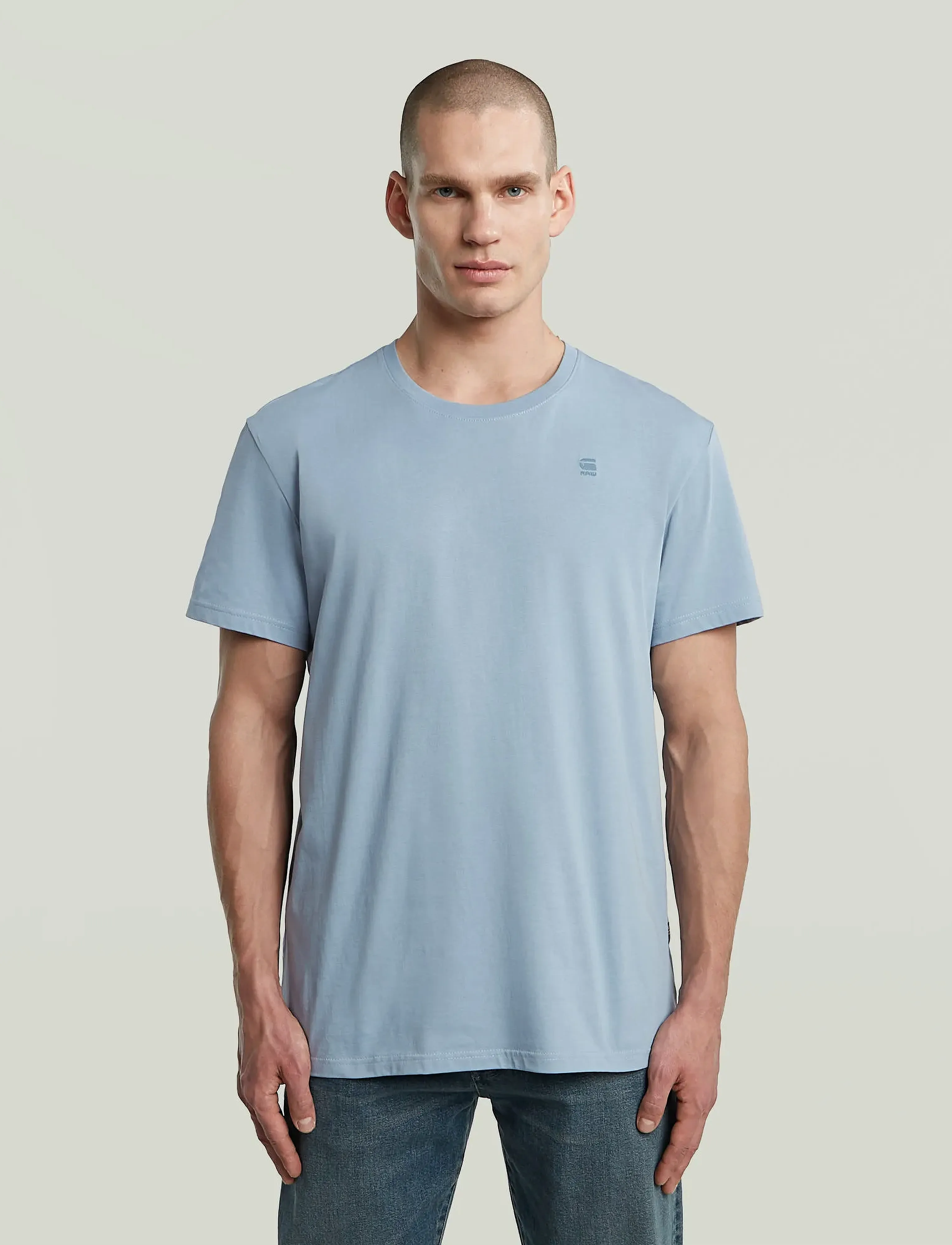 G-Star - Base-s r t s\s - kortärmade t-shirts - ash blue - 3