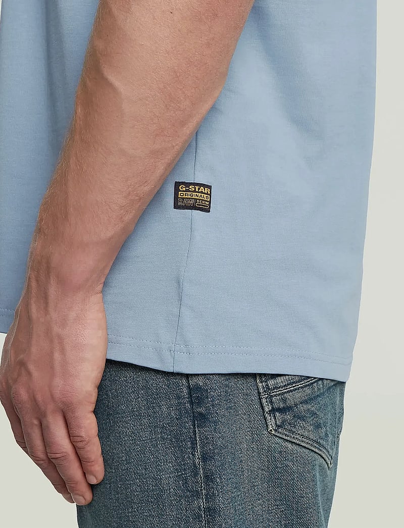 G-Star - Base-s r t s\s - kortärmade t-shirts - ash blue - 4