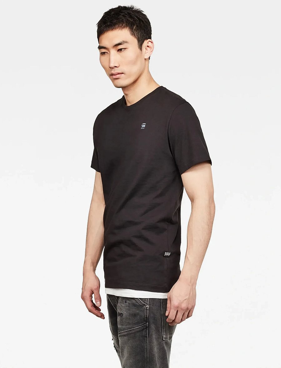 G-Star - Base-s r t s\s - lühikeste varrukatega t-särgid - dk black - 3