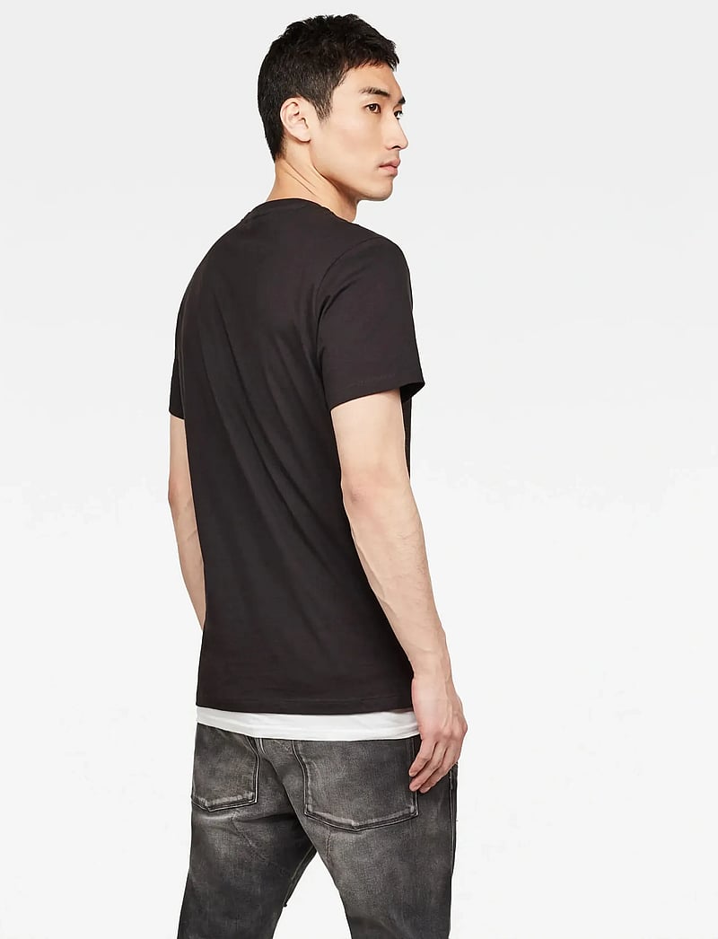 G-Star - Base-s r t s\s - kortærmede t-shirts - dk black - 4