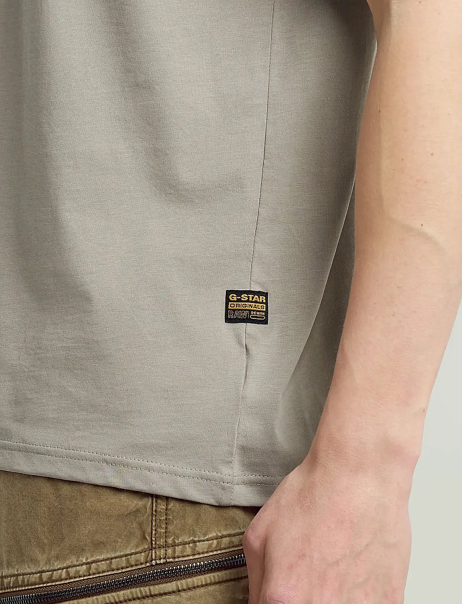 G-Star - Base-s r t s\s - kortærmede t-shirts - elephant skin - 4