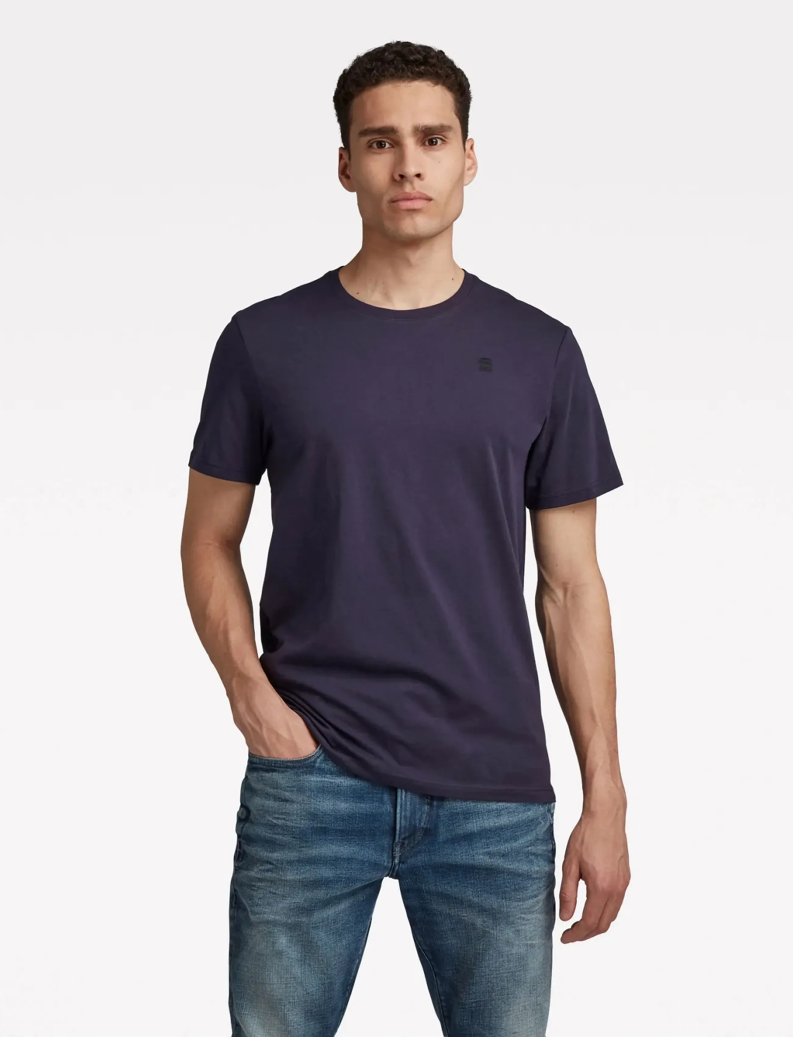 G-Star Base-s r t s\s - G-STAR - SARTHO BLUE / navy