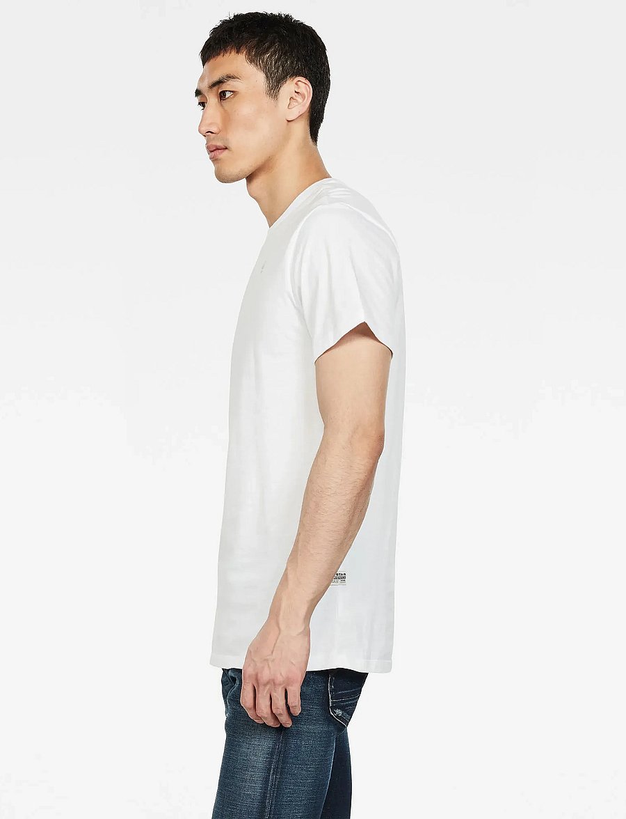 G-Star - Base-s r t s\s - kortærmede t-shirts - white - 3