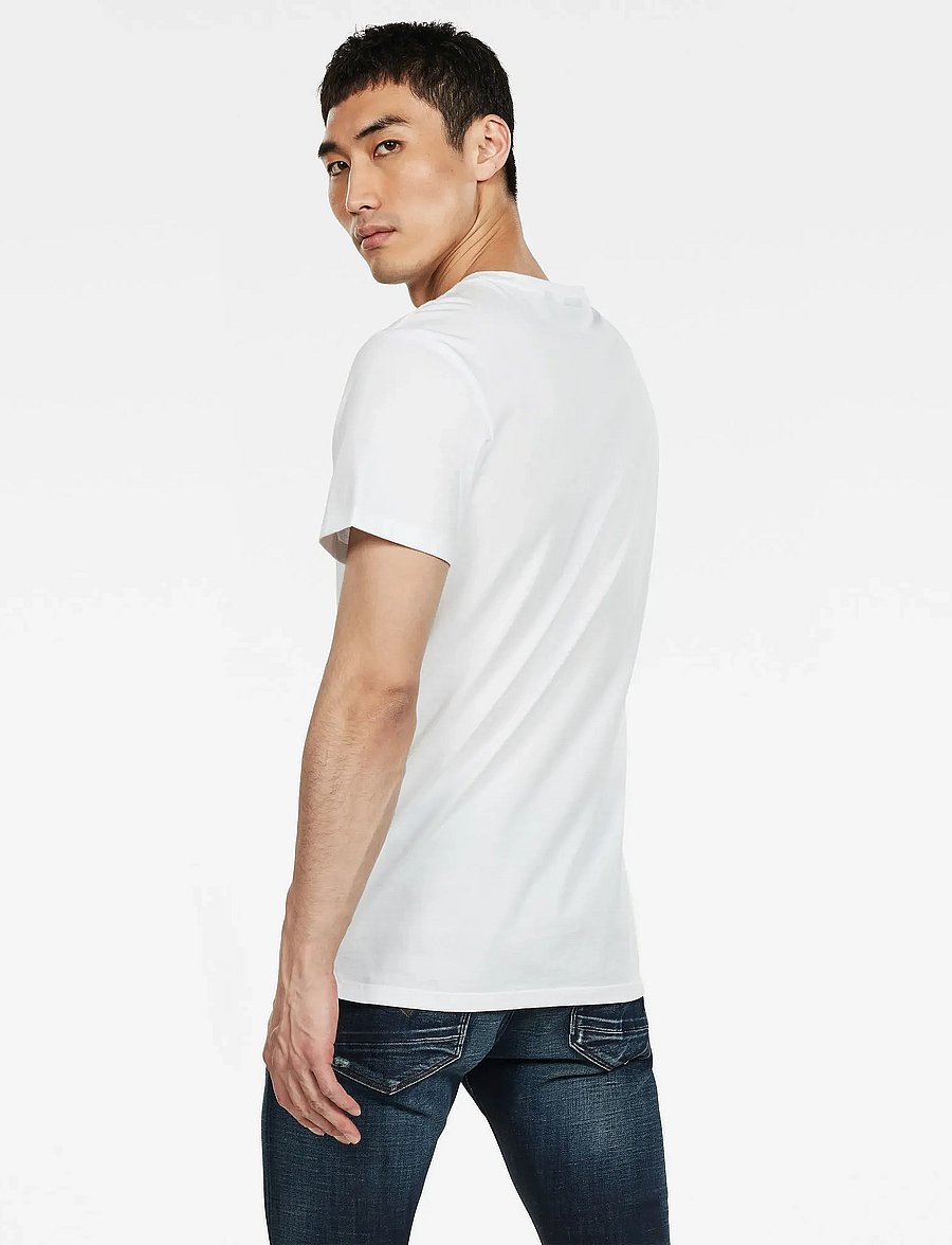 G-Star - Base-s r t s\s - kortærmede t-shirts - white - 4