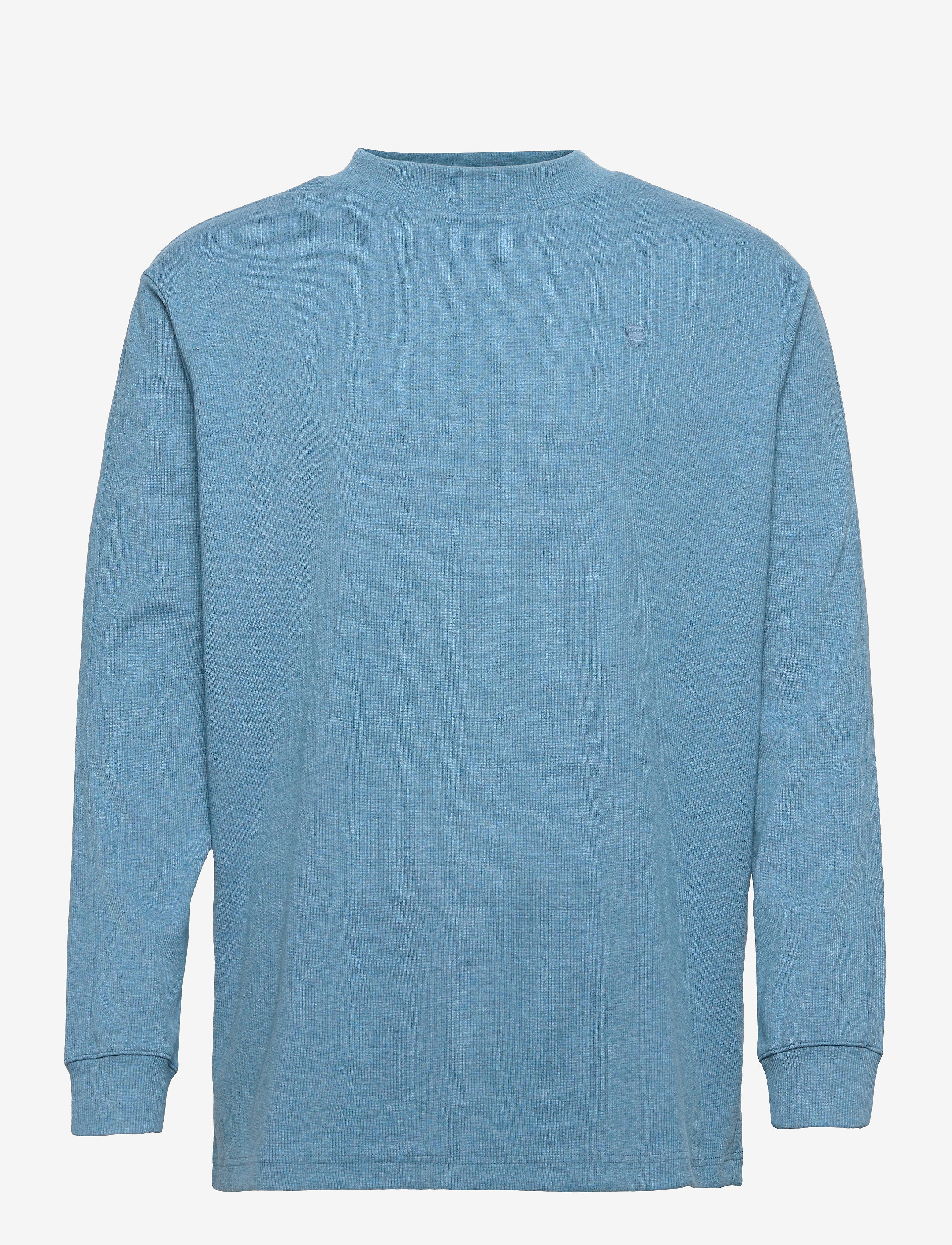 G-Star RAW - Korpaz mock r sw l\s - lt onymia blue htr - 0